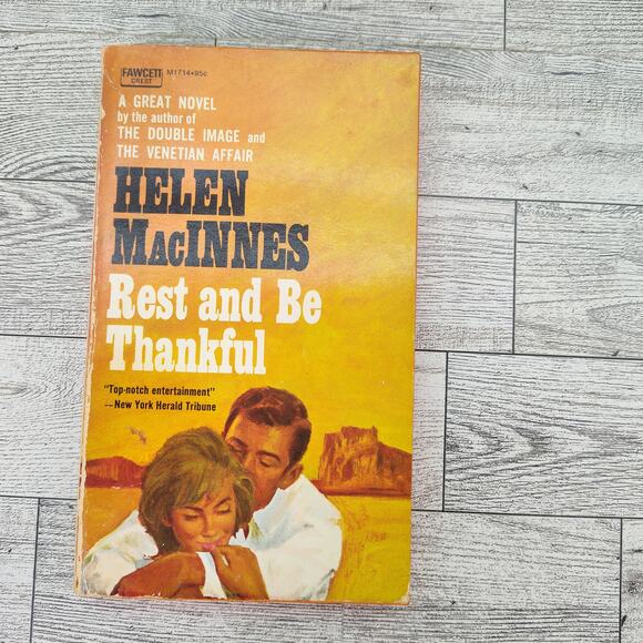 Rest and Be Thankful by Helen MacInnes 1949 Fawcett Crest Paperback Romance PB - Picture 10 of 11